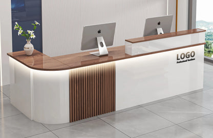 Modern Shop Reception Desks Organizers Design Long Executive Restaurant Hotel Reception Desks Luxury Mostrador Lounge Furniture