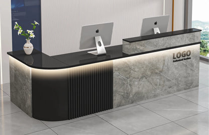 Modern Shop Reception Desks Organizers Design Long Executive Restaurant Hotel Reception Desks Luxury Mostrador Lounge Furniture