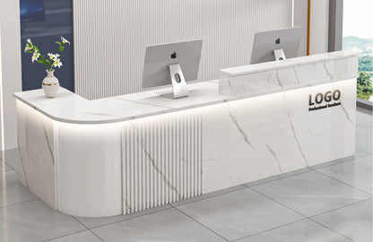 Modern Shop Reception Desks Organizers Design Long Executive Restaurant Hotel Reception Desks Luxury Mostrador Lounge Furniture