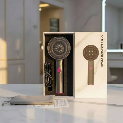 Peigne Massage Électrique Anti-Chute